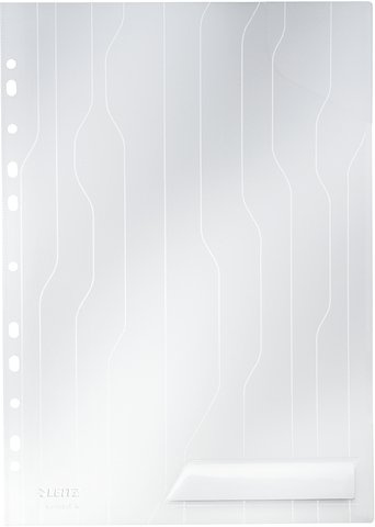 LEITZ® Prospekthülle CombiFile, PP, A4, 0,2 mm, farblos, genarbt (5 Stück), Sie erhalten 1 Packung á 5 Stück