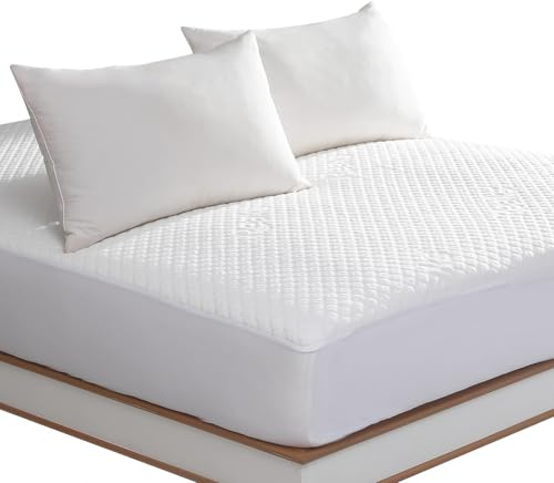 Wasserdichter Matratzenschoner für King-Size-Bett, Viskose aus Bambus, kühlende Matratzenauflage mit tiefer Tasche bis zu 45,7 cm
