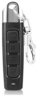 Telecomando universale 433 MHz Duplicatore di chiusura e allarme per porte di garage e auto Per tapparelle, cancelli di casa e negozio Nero Pulsanti di blocco