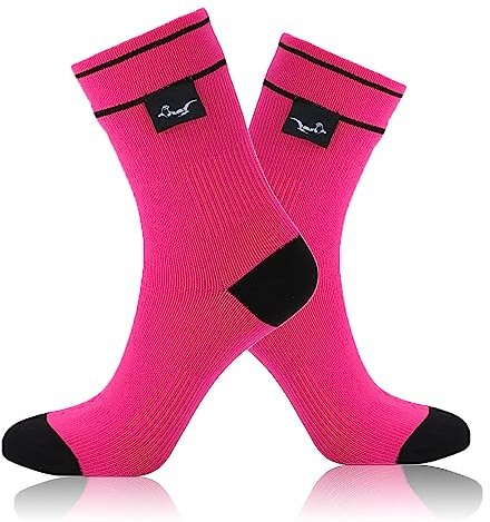 OTTERSHELL Wasserdichte Socken 3-Lagen Technologie - Atmungsaktiv mit COOLMAX® Innenfutter - Für Wandern, Skifahren, Radfahren, Motorrad, Golf, Laufen & Angeln - Herren Allwetter Funktionssocken