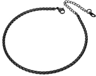 Richsteel Fußkette für damen Sommer Fußkettchen Panzerkette Figarokette Weizenkette Fußschmuck verstellbare Fußkette mit Geschenkebox