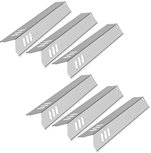 Kalomo 15 Grill Heat Plates Heat Shield Burner Cover BBQ Gas Grill Replacement Parts for Dyna-Glo DGF600ssp, DGF510SBP, DGF493BNP, Backyard BY13-101-001-13, Uniflame GBC1059WB, Montana, BHG Model