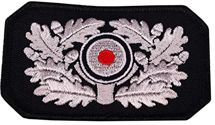 AnsonBoy WWII WW2 Replica Bundeswehr Schirmmütze Army Cap Badge Patch Stoffabzeichen