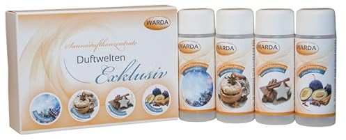 Rekosan Saunaaufguss-Set Winter/Weihnachten 4 x 100 ml made by Warda