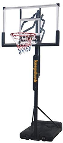 VEGALA Basketball Portable Hoops & Tore, höhenverstellbar mit 47 Zoll PE Backboard, für Erwachsene Jugend Jugendliche Turnhallen, Hof, Gärten, Gerichte