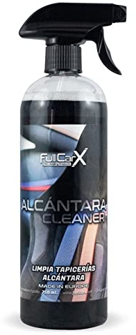 AutoFullCar - Pulisce tappezzerie ALCANTARA 750 ml. FullCarX - Speciale rivestimento in pelle di Alcantara con i migliori risultati - Sedili - Volanti - Vassoio - Tappetini - Alcantara Cleaner
