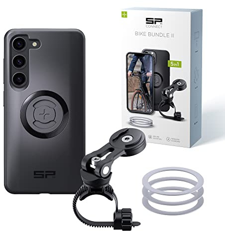 SP CONNECT Bike Bundle II | SPC+ | kompatibel mit Samsung S23 | Handyhalter für Fahrradlenker | Mountainbike Rennrad Handy Halterung