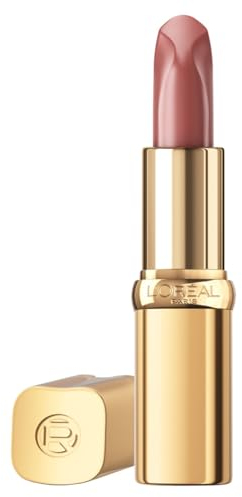 L'Oréal Paris Color Riche Rossetto con finish setoso e opaco, 12 ore di idratazione, 75% di ingredienti nutrienti, colore nude 550 Nu Unapologetic, 4 g
