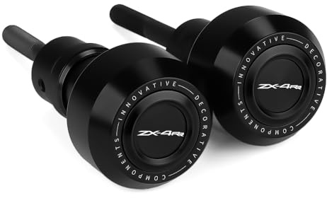 Mokiton Motorcycle Frame Sliders Crash Bar Protector Compatible with Ninja ZX4R ZX4RR 2023 2024 2025 2026 | No Cut Kits Engine Fairing Guard Falling Protection ZX-4R ZX-4RR Accessories (Black-1)