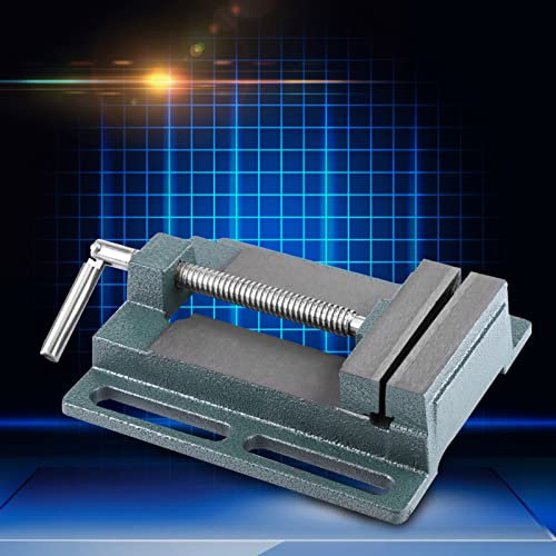 Morsa Per Trapano con Apertura da 4 Pollici E 11 Cm Morsa Per Macchina Resistente Per Trapani a Colonna Per Macchinisti di Officine