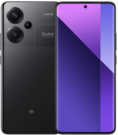 Xiaomi Redmi Note 13 Pro+ 5G 12+512GB, Smartphone 6.67 Super QPD, 120W HyperCharge, 2.8GHz, Black (EU Version)