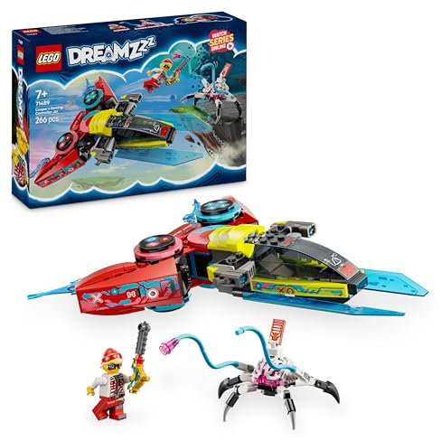 LEGO DREAMZzz Coopers Fliegender Videospiel-Controller, Fantasy-Spielzeug, 2-in-1 Set zum Videospiel mit Minifigur und Spinne, Geschenk für Mädchen und Jungen ab 7 Jahren 71489