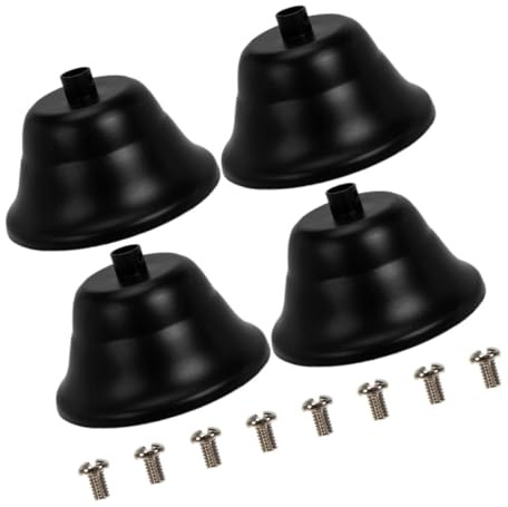 Uonlytech Plaque de Fixation pour Plafonnier Vintage en Fer Noir 4 Pièces | Lampes Murales et Suspensions, Usage Intérieur Bars, Design Unique, Compatibilité Large
