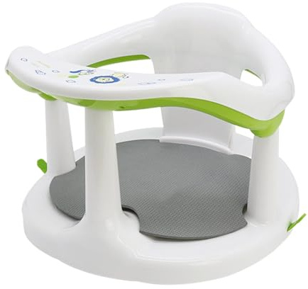 Asiento de baño para bebés: asiento de baño para bebés para baños sentados | asientos de bebé sin cañón y cómodos, silla de seguridad portátil para bebés de 6-18