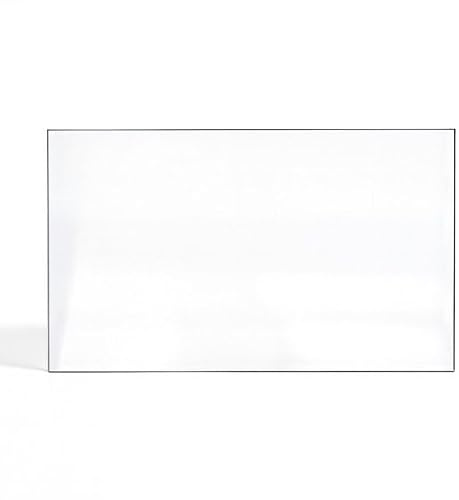 Rayburn 80 - Cristal rectangular para estufa de leña, 33 x 254 mm (L1 x H1) - 4 mm autolimpiante