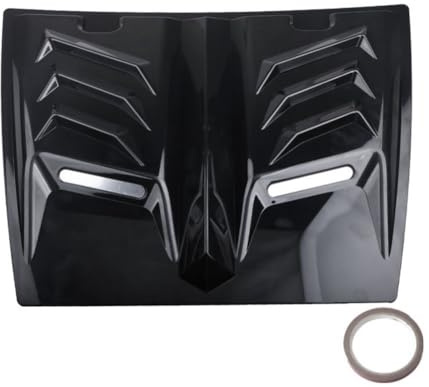 TYREE 1 Pezzo di Cofano di Aspirazione Flusso d'aria Auto, Cofano di Ventilazione, Coperchio Decorativo, Cappuccio di Uscita Aria Laterale Centrale, Accesso Esterno Automatico Universale B