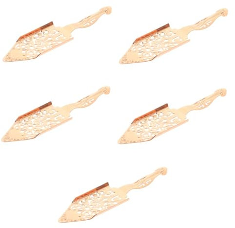 Amosfun 5 Pz Cucchiaio Di Assenzio Cucchiai Di Assenzio Comodo Cucchiaio Per io Bar io Bicchieri Da io Fornitura Di io Acciaio Inossidabile Rose Gold