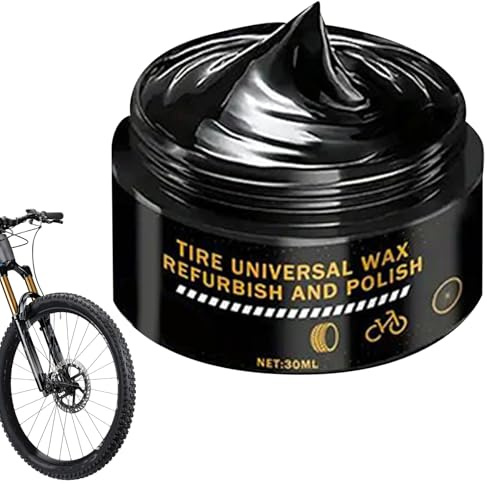 Däckvax - hjulsken pasta, fälgpoleringskräm | Bildetaljer för klädlösning Bike Gummi Restaurering Renare ytbehandling Utomhus Gloss Finisher Auto Underhåll Produktanvändning