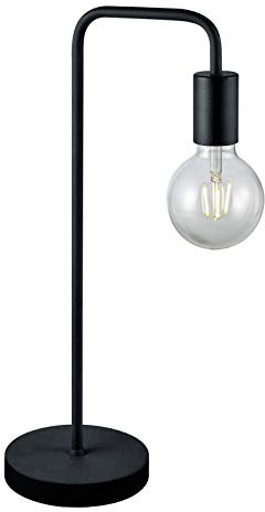 Trio Leuchten Tischleuchte Diallo 508000132, Metall Schwarz matt, exkl. 1x E27