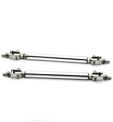 Baceyong Barre de maintien universelle réglable pour pare-chocs avant/arrière - 100 mm/150 mm/200 mm - En acier inoxydable