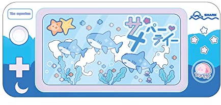 GeekShare Cute Shark Party Mauspad – Große rutschfeste Gummiunterlage Schreibtischunterlage für Tastatur und Maus, perfekt für Gaming, Schreiben oder Arbeit im Home Office