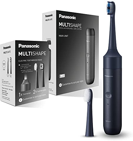 Panasonic MULTISHAPE modulares Körperpflege-System ER-CTB1, elektrischer Zahnbürstenaufsatz mit extra feiner, multifunktionaler Bürste und wiederaufladbarem Li-Ionen-Akku