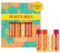 Burt's Bees Coffret cadeau de baume à lèvres, grenade, noix de coco et poire, pastèque, mandarine douce, 4x4,25 g