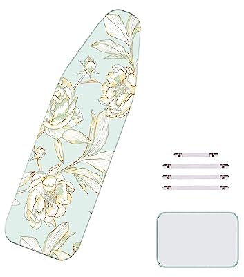 Extra Large Ironing Board Cover (60x160cm), Drawstring Adjustable Ironing Board Cover, Easy to fit and Great Looking