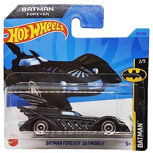 Hot Wheels - Batmobile - Batman Forever 2/5 - HKG38 - Short Card - DC - schwarz - Mattel 2023