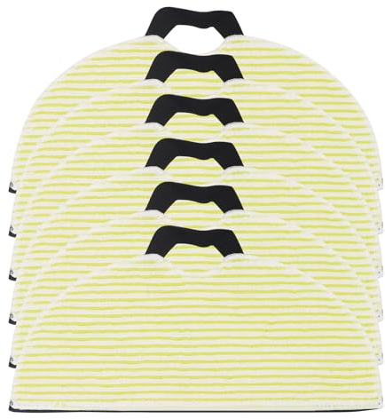 DingGreat Ersatz-Pads für RV2001WD Staubsaugerwischer - Kompatibel mit Shark RV2001WD RV2002WD AV2001WD RV2000WD Roboter-Staubsauger - Waschbar, wiederverwendbar - 6er-Pack Ersatz-Mikrofaser-Pads