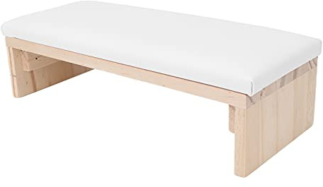 Handkissen Nagelstudio, PU-Leder und Holz, Maniküre Handauflage, Nagelkissen Armauflage für Nageldesign