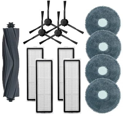 PYQMZTRV Staubsauger Roller Pinsel Seite Pinsel HEPA Filter Mopp Tuch Lumpen Zubehör, Kompatibel for Dreame L10S Pro / RLS6L /Kompatibel for Xiaomi S10 + (Color : Type A)