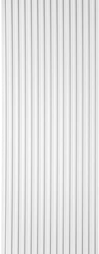 PROVISTON | Panneaux muraux acoustiques 3D | Kit | 12 x 120 x 2700 mm par panneau | Blanc apprêté | Moderne | De haute qualité | Robuste | Durable | 12 pièces