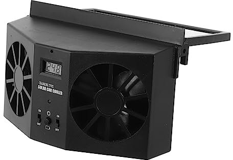 Operitacx Solar-powered Car Accessory Solar Fan for Car Exhaust Fan Stylish Design Refreshing Airflow