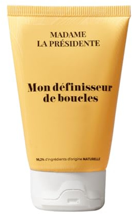 Madame La Présidente – Définisseur de Boucles Curl Definer – 98% d’origine naturelle (jojoba, inuline, glycérine) – Texture crème-gel – Boucles souples & brillantes – 50 ml
