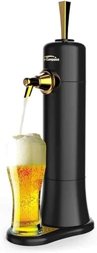 Beer Pump - Portable Beer Dispenser for Home, Desktop Beer Machine with Ultrasonic Vibration Foamer, Ideal for Draught Beer Experience