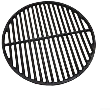 Besttoolifes Round Cast Iron BBQ Grill Grate, 30–45.7 cm Diameter, Heavy-Duty Black Cooking Grid for Charcoal and Gas Grills, Outdoor Barbecue Use(37CM GRID MESH)