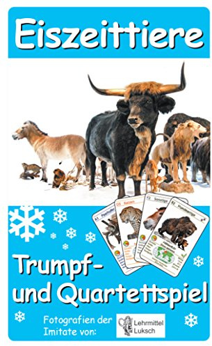 Thomas Brock Verlag Eiszeittiere – Trumpf- und Quartettspiel