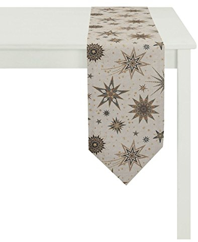 APELT 3001 24X175 70 Tischband, Polyester, Gold/Braun