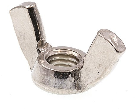 Prime-Line 9076778 Wing Nuts, Cold-Forged, 1/2 in.-13, Grade 18-8 Stainless Steel (10 Pack)