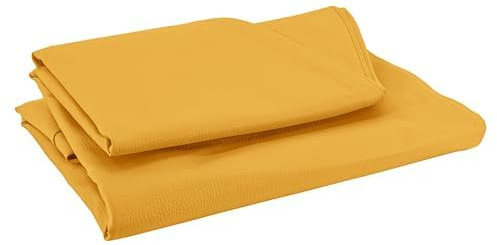 Bepouf - Pouf a Sacco Media Vuoto 70Øx110H cm 220L 100% Ecopelle Senape no Imbottito, Pouf Poltrona Salotto e Camera da Letto Sedersi Comodo Lavabile, Poltrona Sacco Anallergica Impermeabile