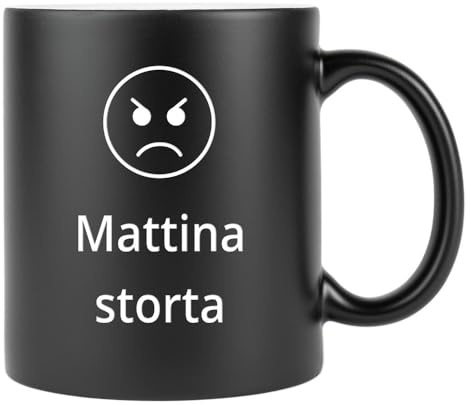 Ocadeau Mug noir avec intérieur blanc à personnaliser – Tasse en céramique noir et blanc avec gravure texte - Tasse personnalisable avec texte gravé en blanc