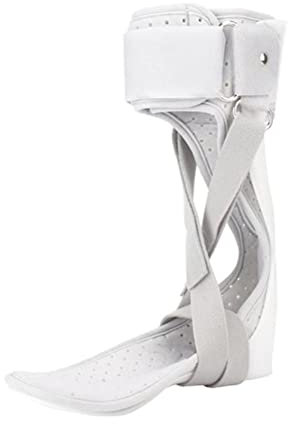 ExceptionAnkle Foot Orthosis Support AFO Leaf Spring Splint, Padded Drop Foot Brace & Ankle Foot Support for Foot Drop, Stroke, Achilles Tendon Injury,Right,M