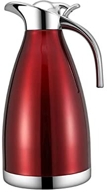 DOITOOL Bollitore Termico in Acciaio Termica da 2,0L Pentola Sottovuoto Isolata a Parete Contenitore per Calda e Bevande Per uso quotidiano