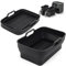 ddLUCK Silicone Air Fryer Dual Liners for Ninja AF300UK 7.6L, Reusable Double Airfryer Foldable Trays Accessories,Square Air Fryer Liner Baskets for Ninja/Tower/Instant Vortex/Tetal (2 Pcs,Black)