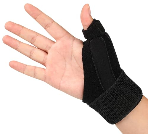 Giantree Daumenbandage Handgelenkstütze, Einstellbar Daumenschiene Atmungsaktiv Handgelenkstabilisator für Entlastung Stress von Daumen Handgelenk rthritis Karpaltunnel Druck(daumenbandage rechts)