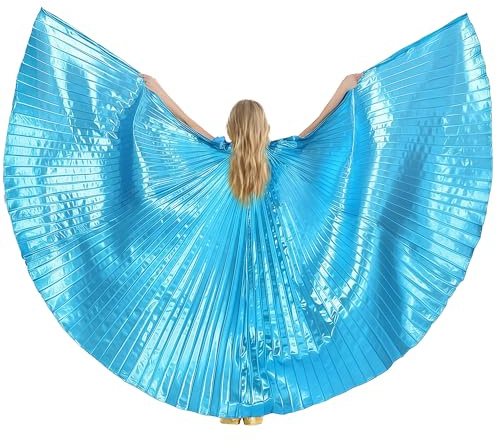 MUNAFIE Flügel Halloween Kostüm für Mädchen und Jungen Feenflügel Isis Wings Flügel Kostüm für Karneval Cosplay Party
