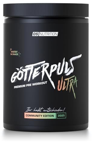 OS NUTRITION Götterpuls Ultra Pre Workout Booster, Pulver (480g, COMMUNITY EDITION)