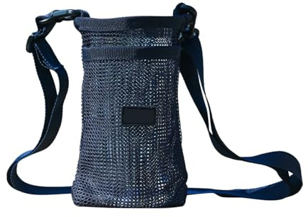 Ceprznvey Vattenflaskhållare med rem – vattenflaska sling bärare | drickkopp ärm bärbar för cykling fitness backpacking utomhus äventyr skola träning, marinblå, Refer to description, Unisex