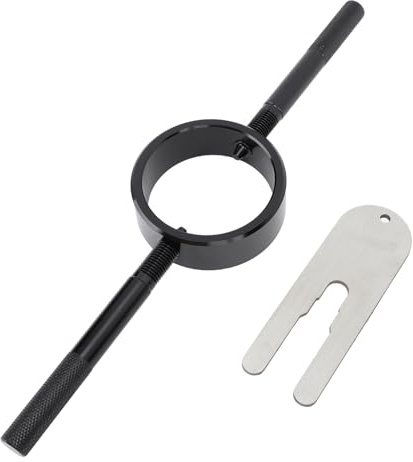lvifloae Kit compressore molla forcella universale per moto 4 pezzi, attrezzo per livello olio, attrezzo compressione molla con impugnatura ergonomica in alluminio moto stra